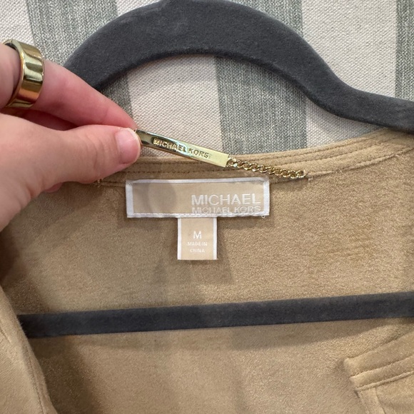 Michael Kors Tan Fringe Jacket - Picture 3 of 4